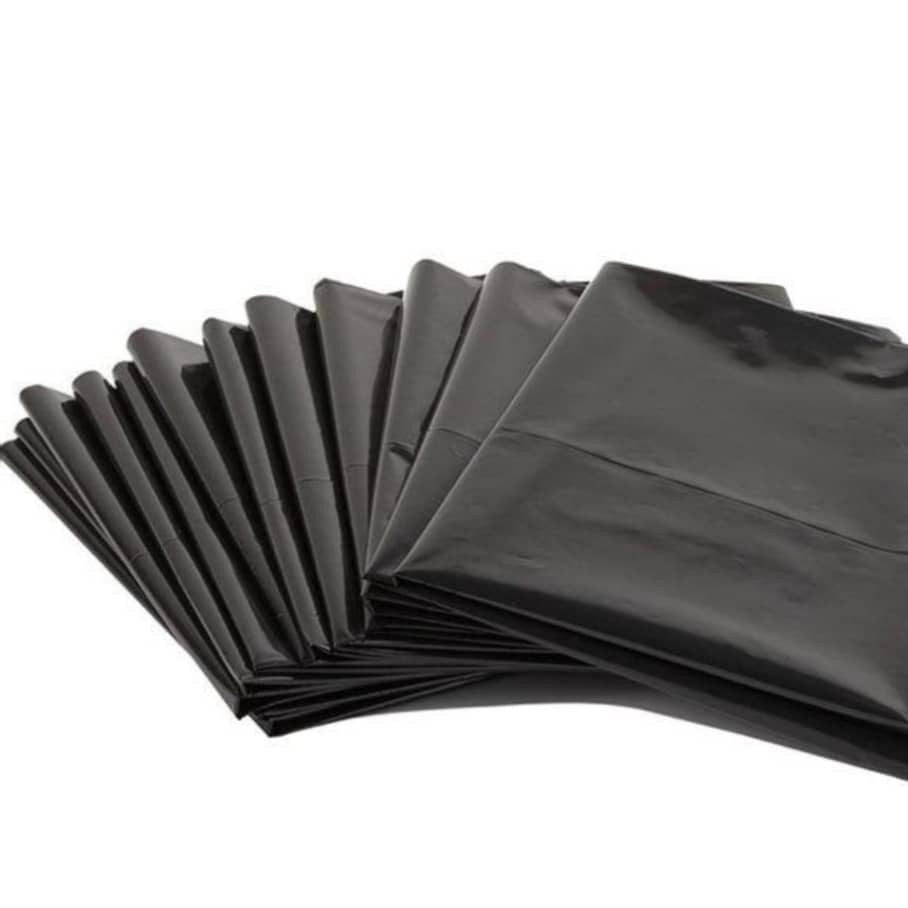 کیسه زباله مشکی سایز 120در140 ضخیم وزن 25کیلو گرمی