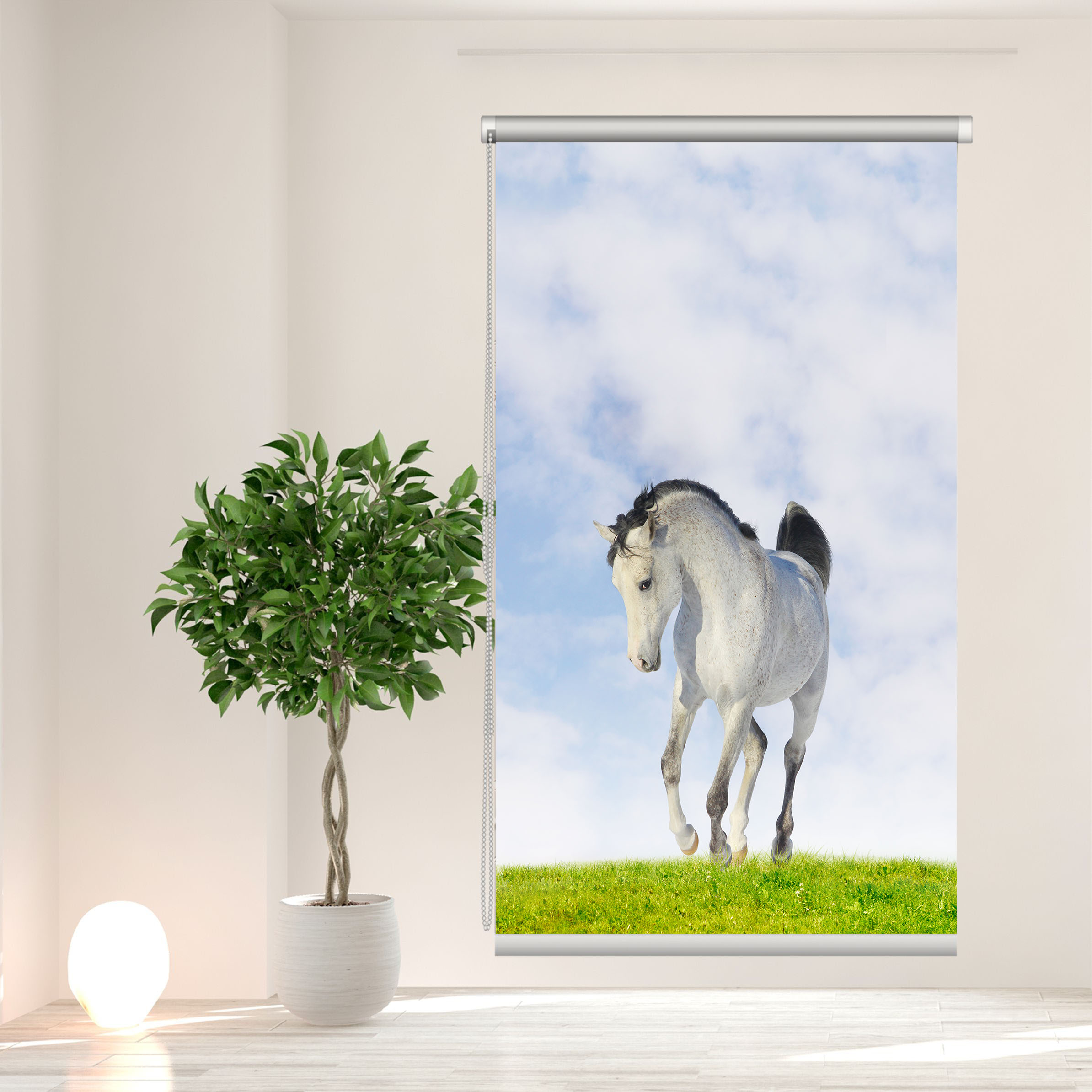 پرده شید مدل am-055 سایز 120x180 سانتیمتر 