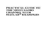 خرید و دانلود نسخه کامل کتاب Practical Guide to the MIMO Radio Channel with MATLAB® Examples