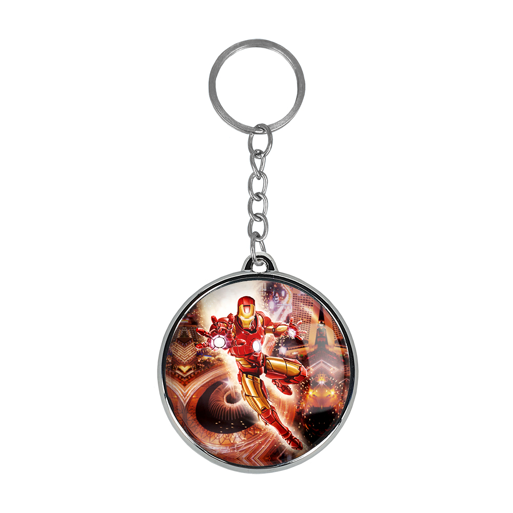 جاکلیدی خندالو مدل هالک و آیرون من مارول Marvel مدل دوطرفه کد 1937619381