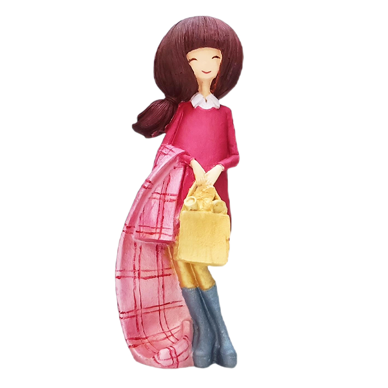 مجسمه مدل دختر گیسو کمند کد 1