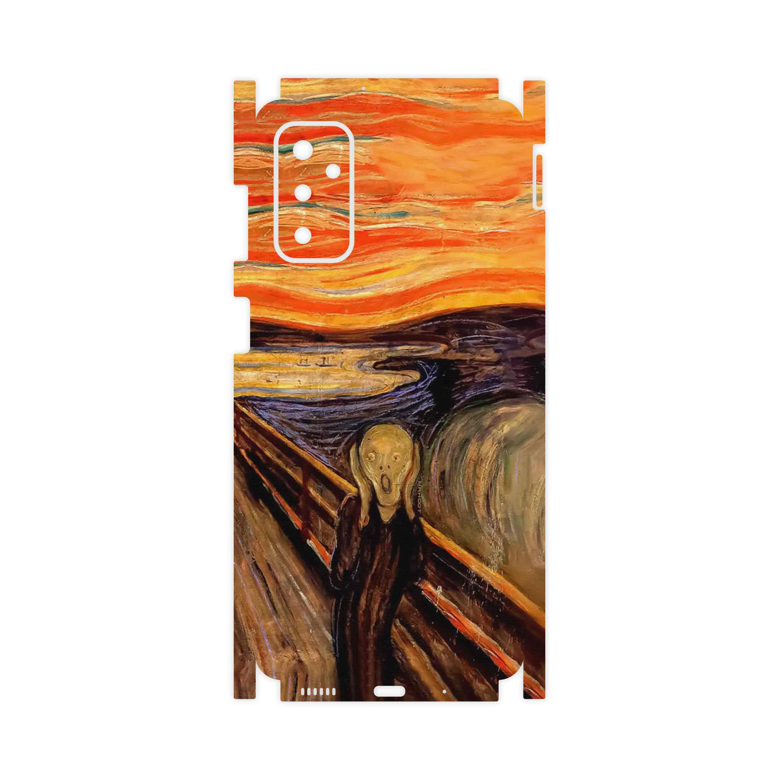 برچسب پوششی ماهوت مدل The Scream of Munch-FullSkin مناسب برای گوشی موبایل سامسونگ Galaxy M52 5G