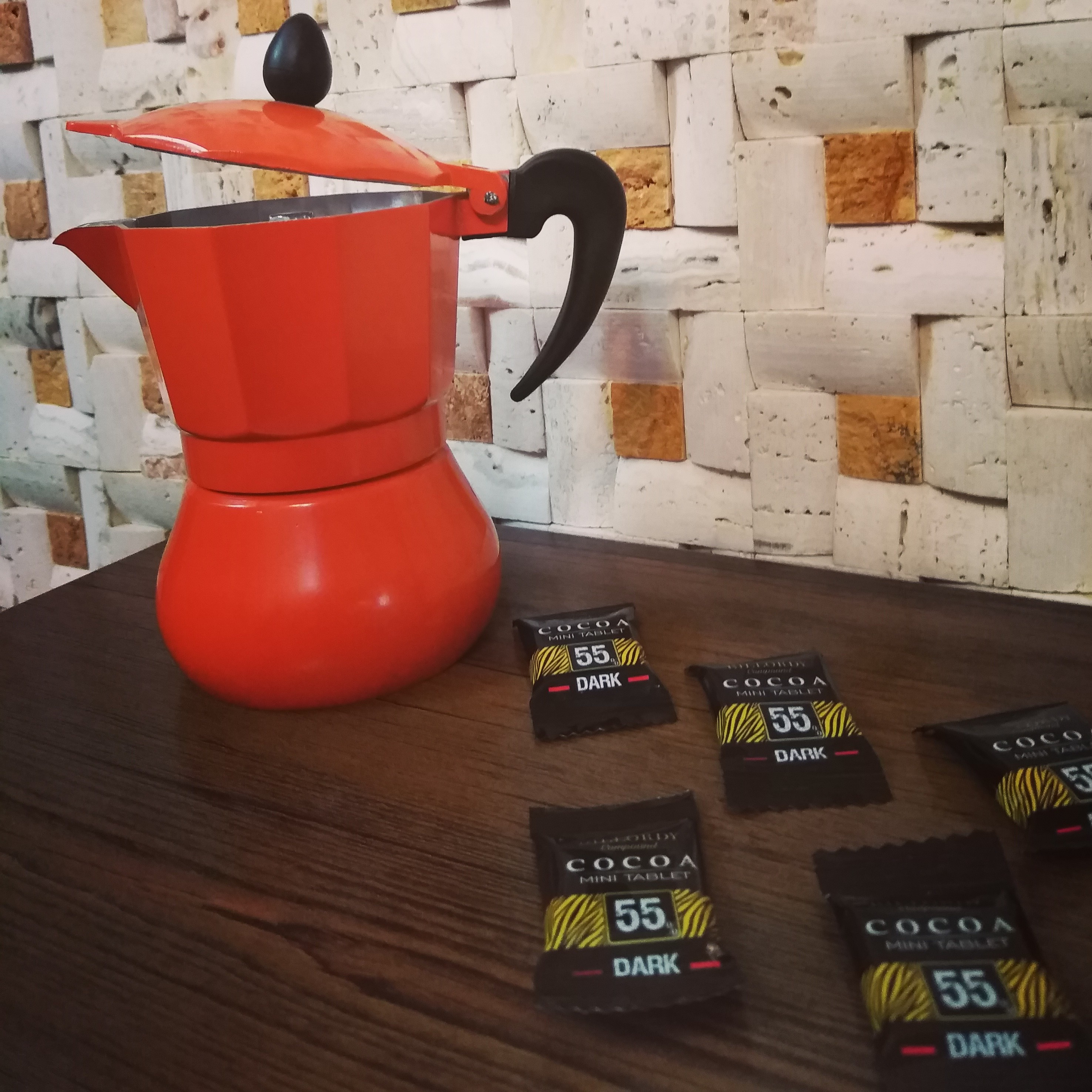 موکاپات (اسپرسو ساز گازی) رنگی ته گرد در انواع رنگ بندی 