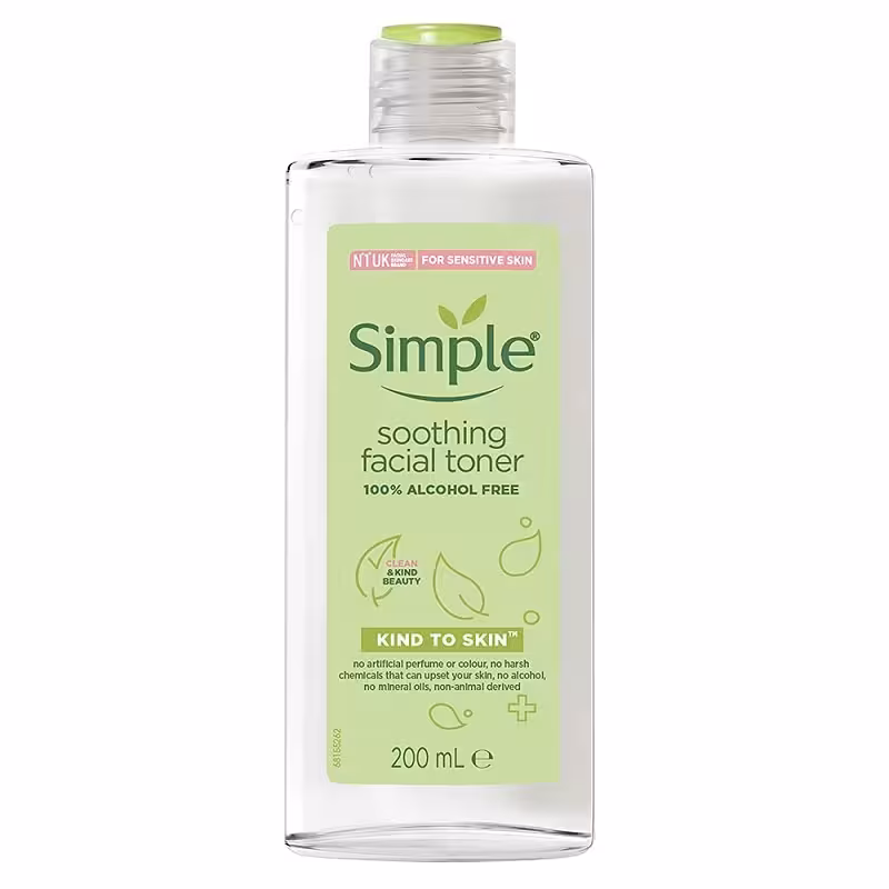 تونر سیمپل مدل Soothing Facial Toner Kind to Skin | حجم 200ml