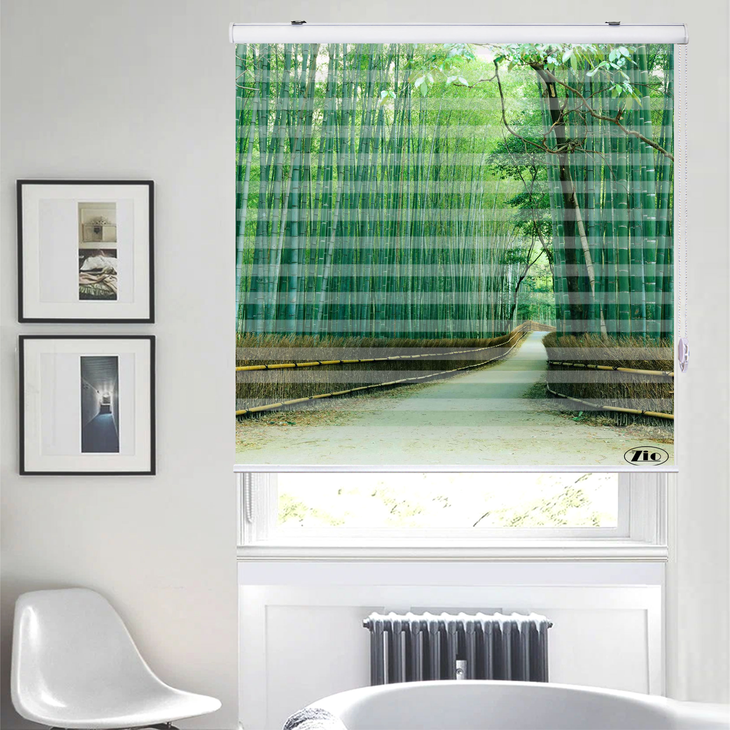  پرده زبرا زیو مدل L5083 سایز 100x150 سانتی متر