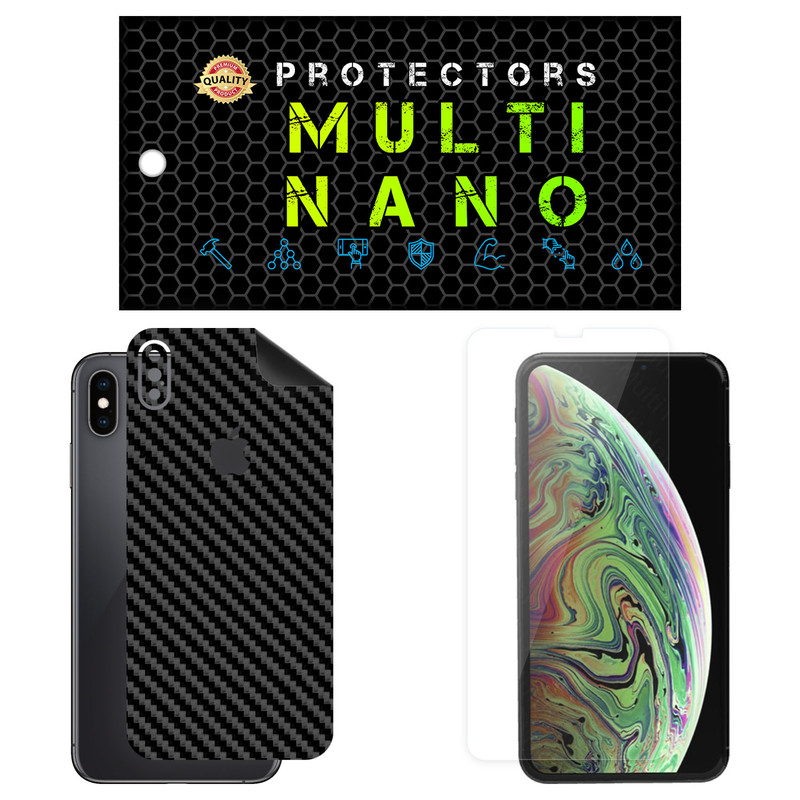 محافظ صفحه نمایش مولتی نانو مدل X-SFC مناسب برای گوشی موبایل اپل iPhone 10S Max به همراه برچسب پوششی | کالا برتری