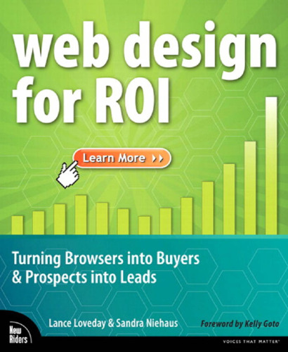 خرید و دانلود نسخه کامل کتاب Web design for ROI: turning browsers into buyers & prospects into leads