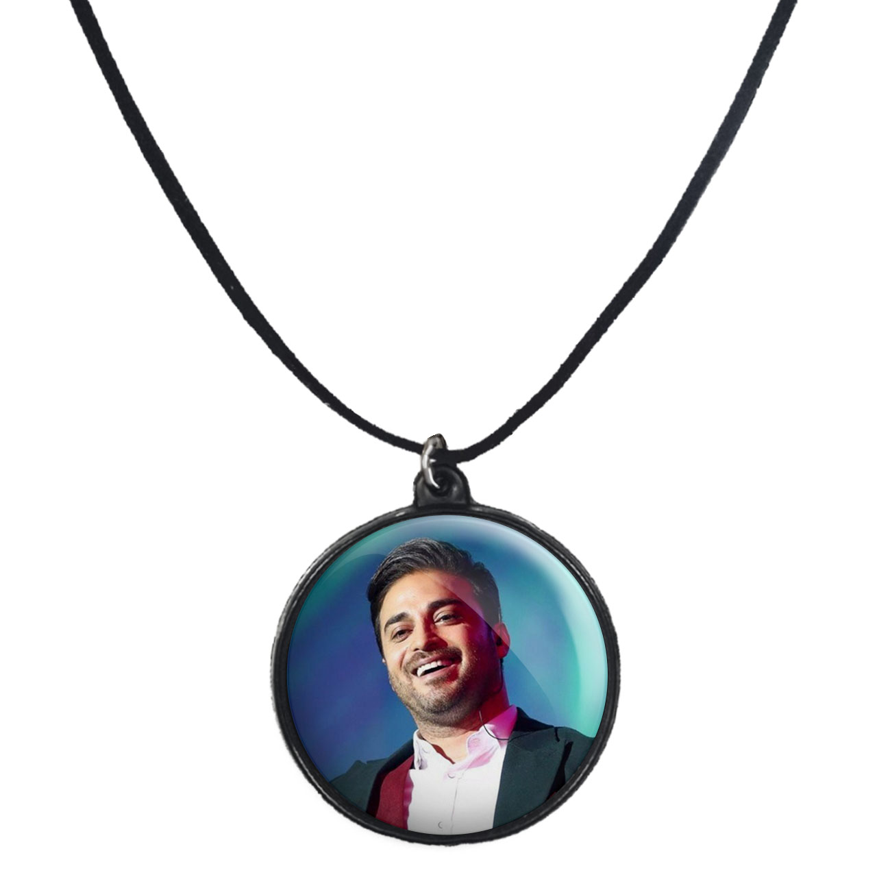 گردنبند پرمانه طرح بابک جهانبخش کد pmb.29105 مدل دو طرفه