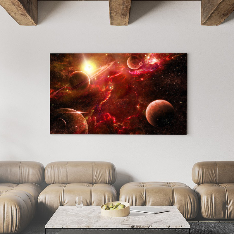 تابلو شاسی مدل کهکشان طرح 1 Galaxy Alt1 کدC1-18 | دنیای قاب