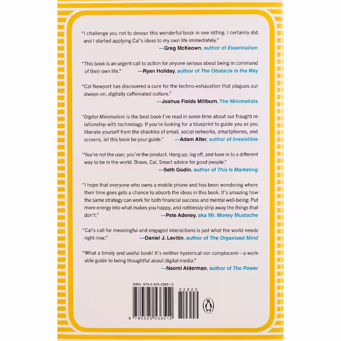 کتاب Digital Minimalism اثر Cal Newport انتشارات Portfolio