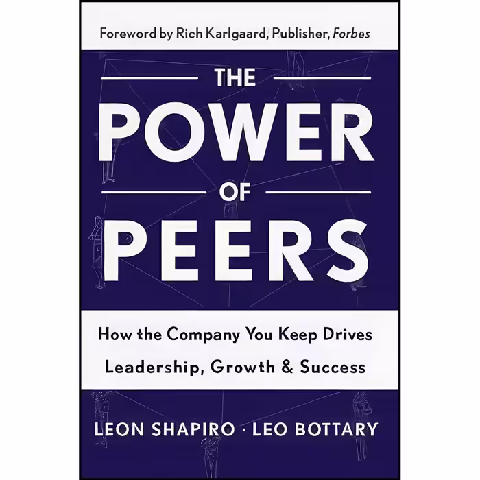 کتاب زبان اصلی Power of Peers اثر Leon Shapiro and Leo Bottary