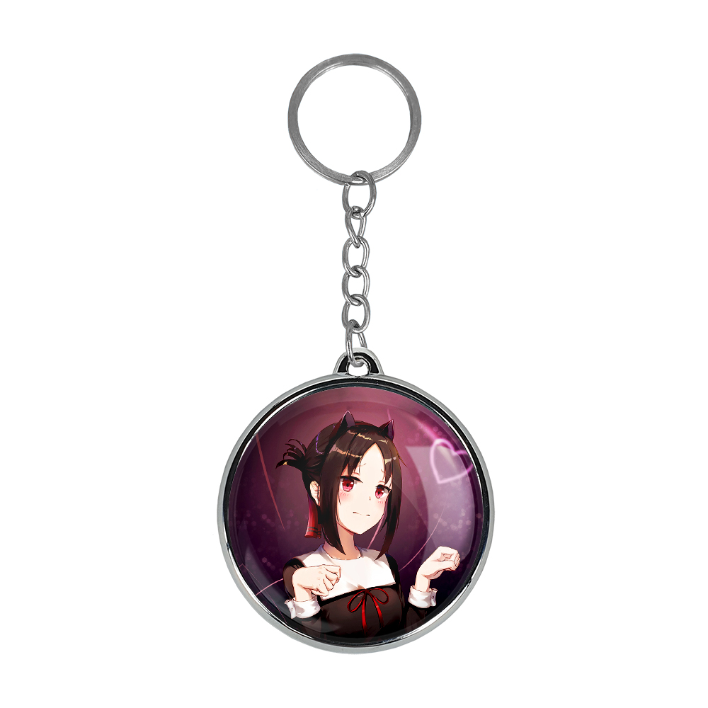 جاکلیدی خندالو طرح میوکی ساما و کاگویا شینومیا انیمه کاگویا ساما مدل دوطرفه کد 1604016037