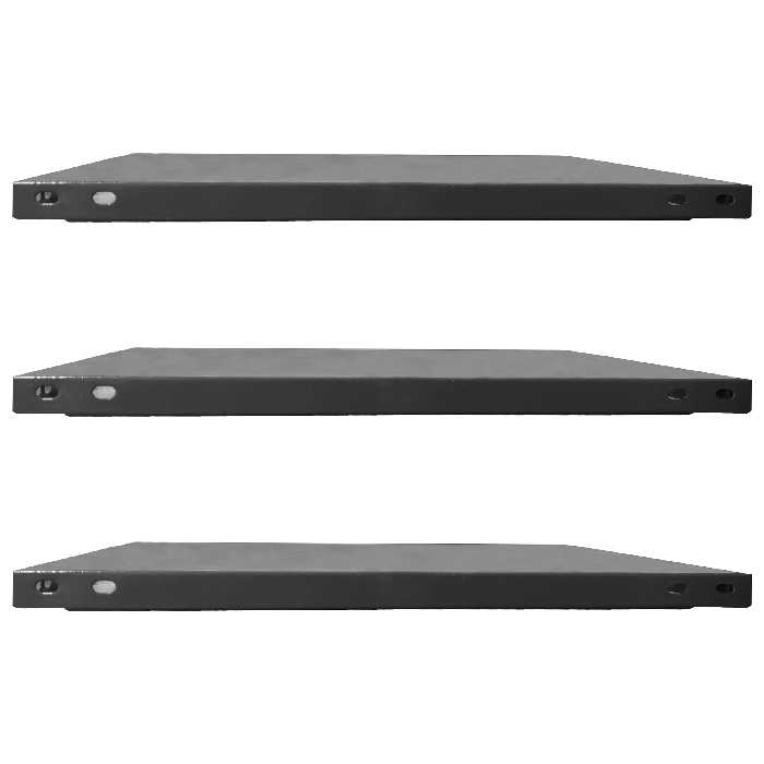 قفسه اداری مدل پیچی 60x80 مجموعه سه عددی