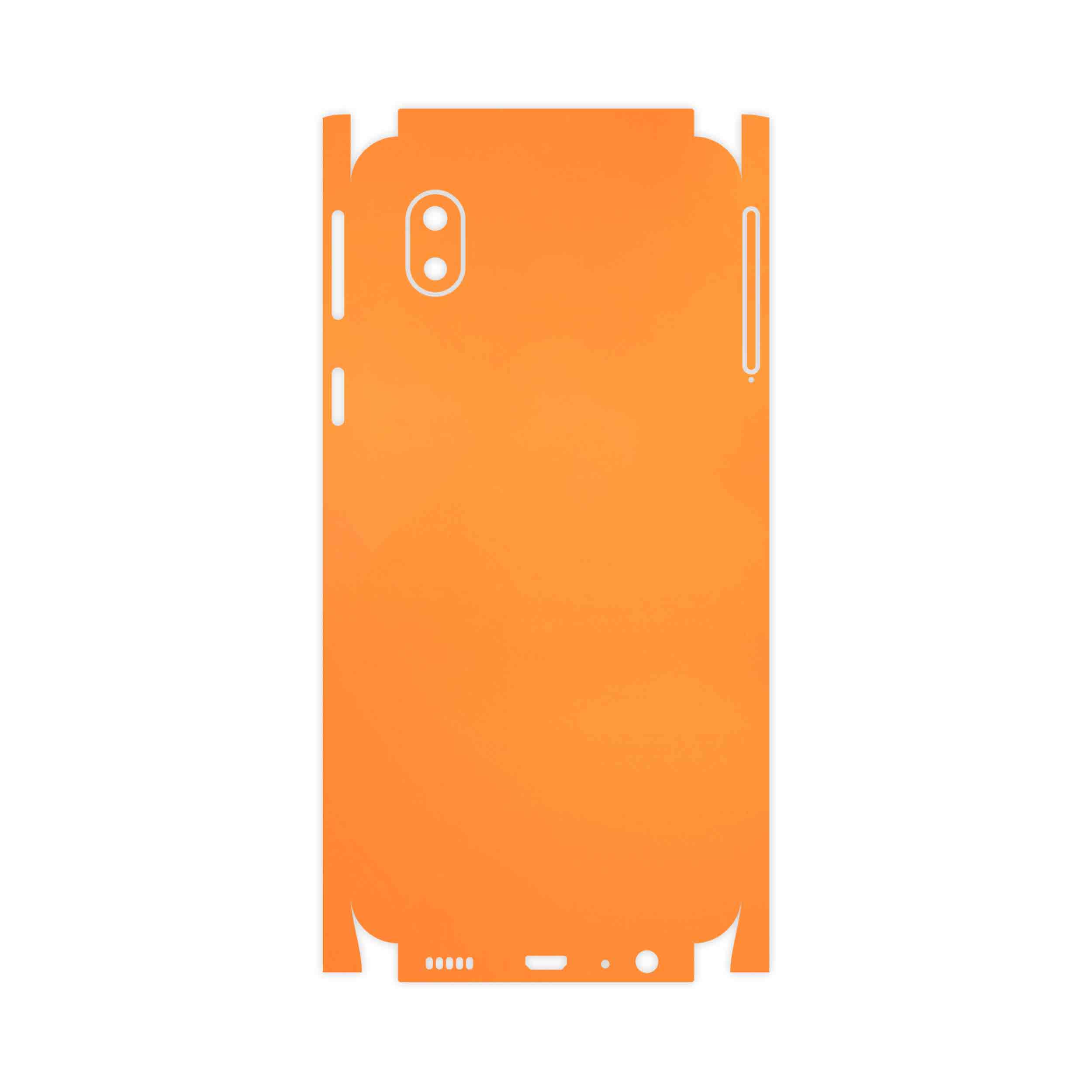 برچسب پوششی ماهوت مدل Matte-Orange-FullSkin مناسب برای گوشی موبایل سامسونگ Galaxy A01 Core