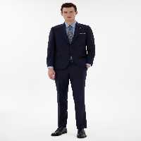 کت و شلوار مردانه سرمه ای پیرکاردین - فروشگاه لباس شهرمون