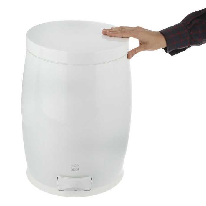 سطل زباله پدالی بهازکالا مدل خمره ای کد SILENT014