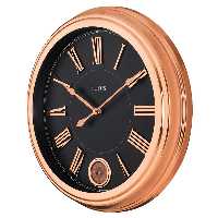 ساعت ديواری فلزی آبکاری رز گلد لوتوس کد محصول: ROSEVILLE-16021