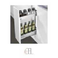 سوپر جا بطری زیر صفحه تمام استیل دو طبقه ریل از کف با آرامبند