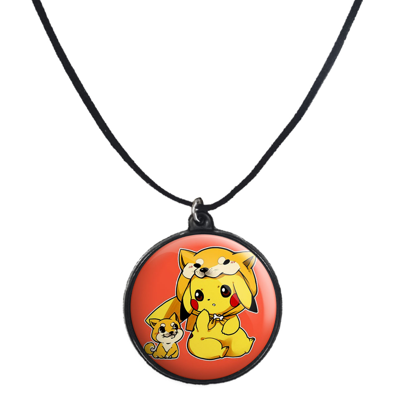 گردنبند پرمانه طرح pokemon کد pmb.25168 مدل دو طرفه