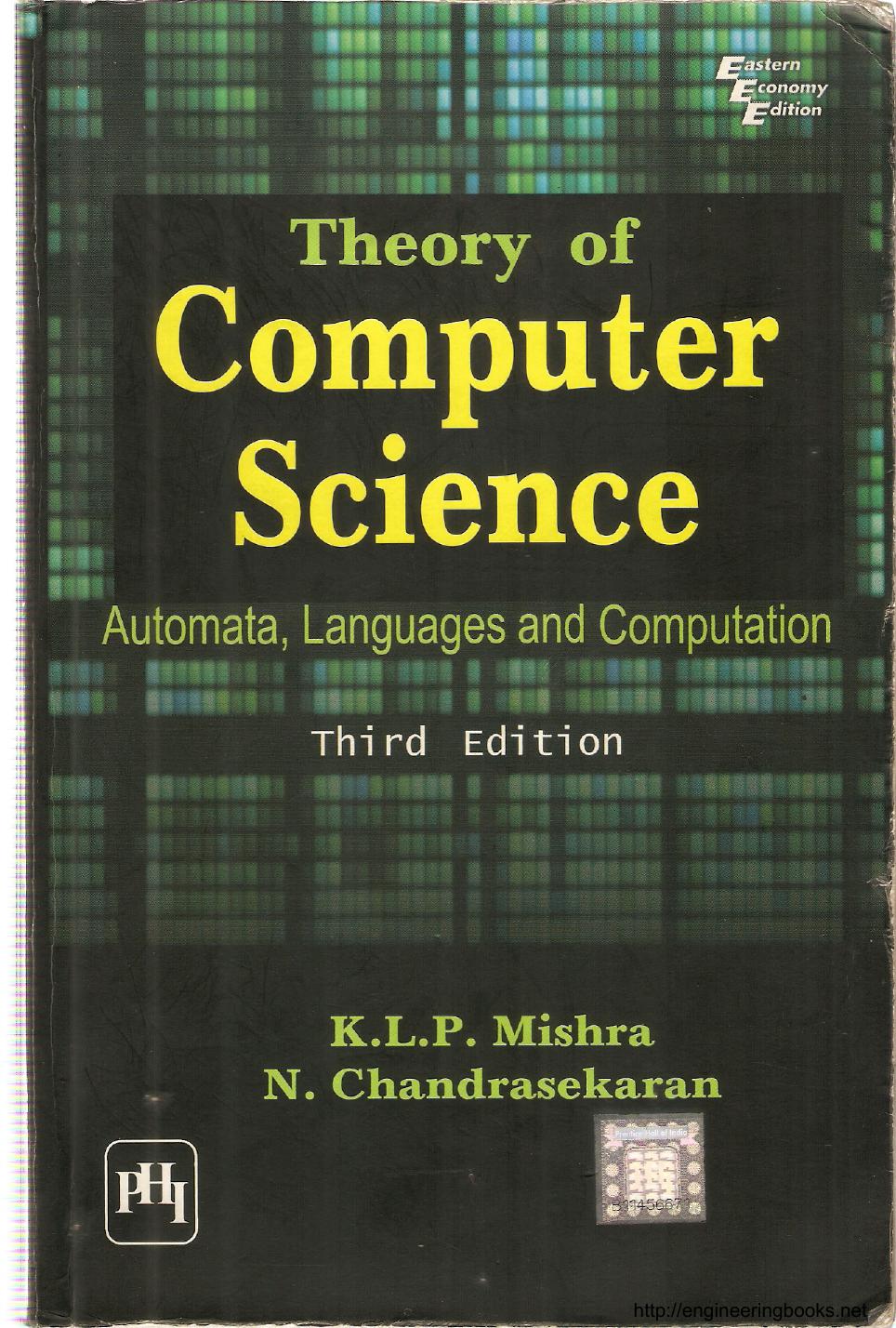 خرید و دانلود نسخه کامل کتاب THEORY OF COMPUTER SCIENCE Automata, Languages and Computation