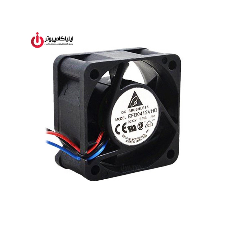 فن خنک کننده 4*4 مدل EFB0412VHD با موتور Brushless و قطر 2 سانتیمتر