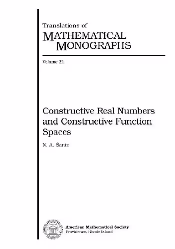 خرید و دانلود نسخه کامل کتاب Constructive real numbers and constructive function spaces