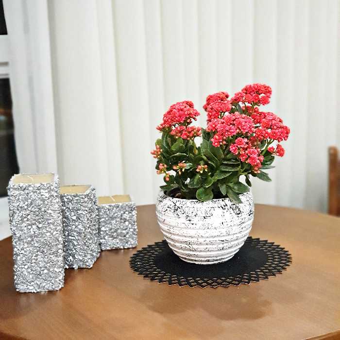 گلدان سفالی مدل توپی کد z2111