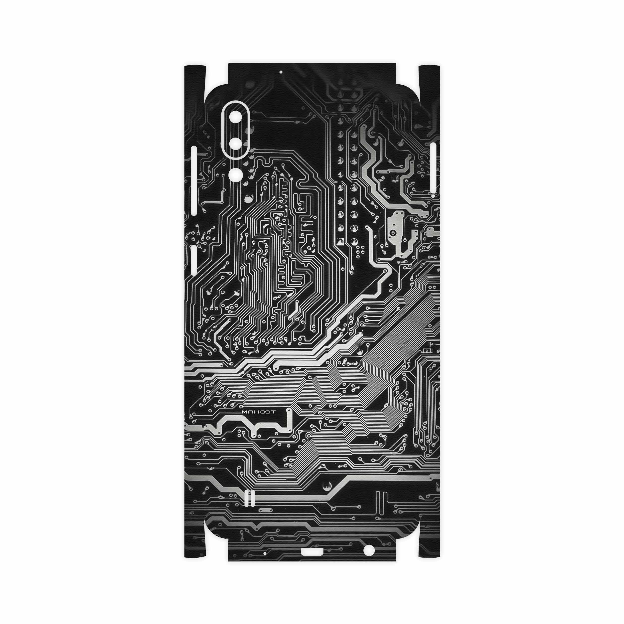 برچسب پوششی ماهوت مدل Black Printed Circuit Board-FullSkin مناسب برای گوشی موبایل سامسونگ Galaxy M10