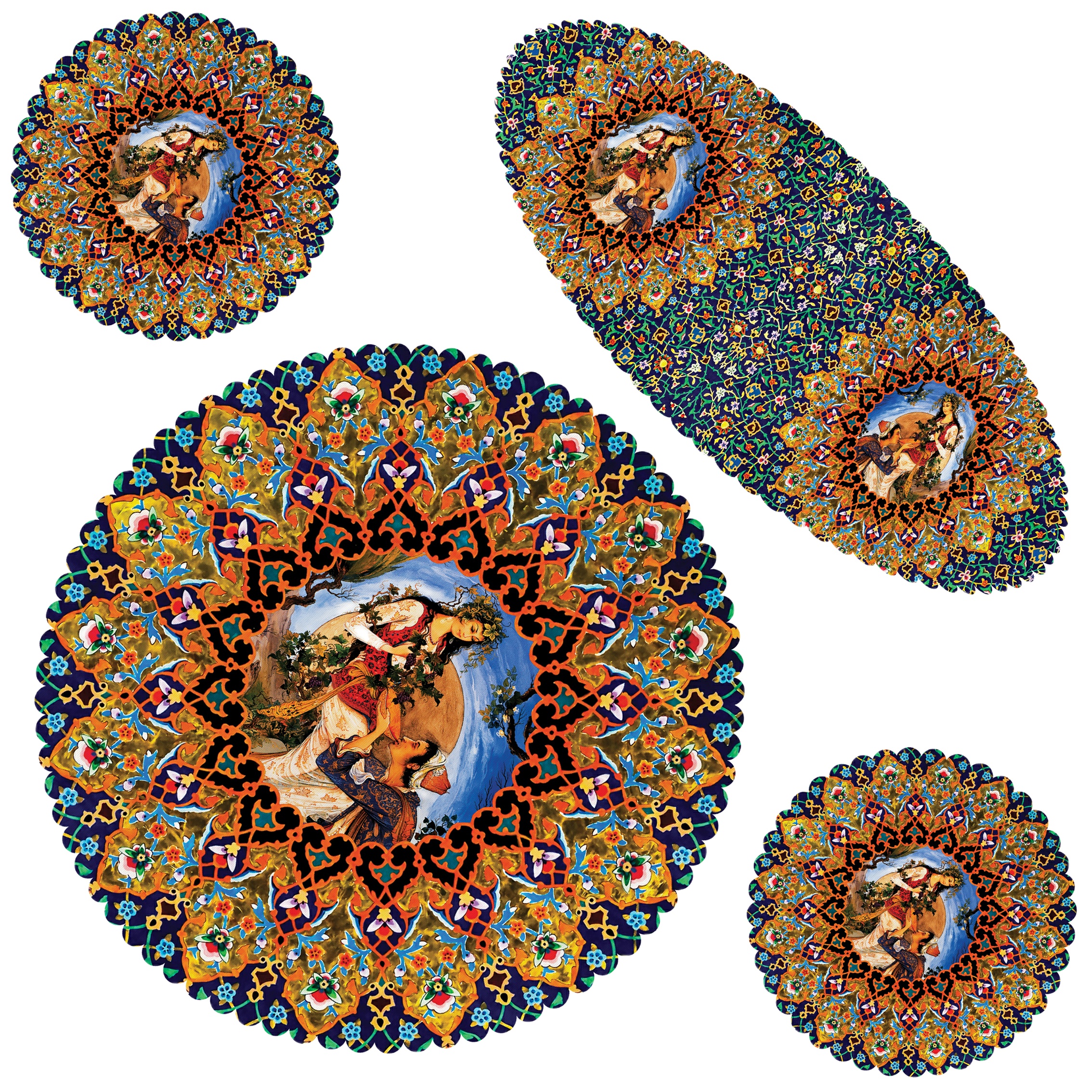 ست رومیزی 4 تکه مدل S32-42416