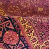 فرش ماشینی هیوا طرح بلوچ کد 211 زمینه لاکی