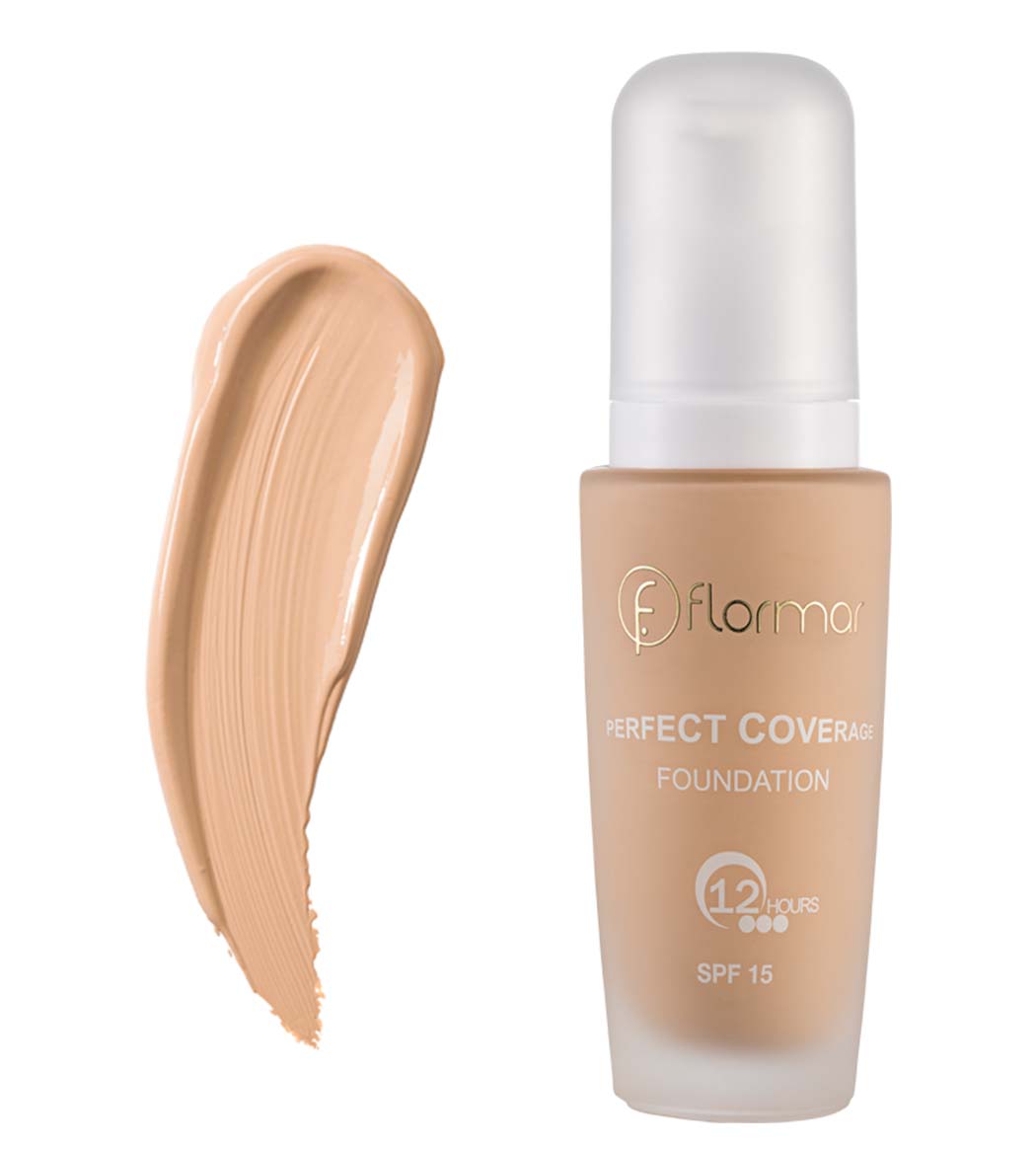 کرم پودر پرفکت کاوریج شماره 101 فلورمار بژ خیلی روشن