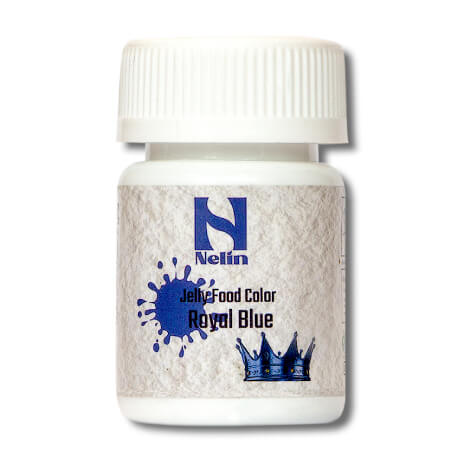 رنگ ژله ای خوراکی آبی رویال نلین