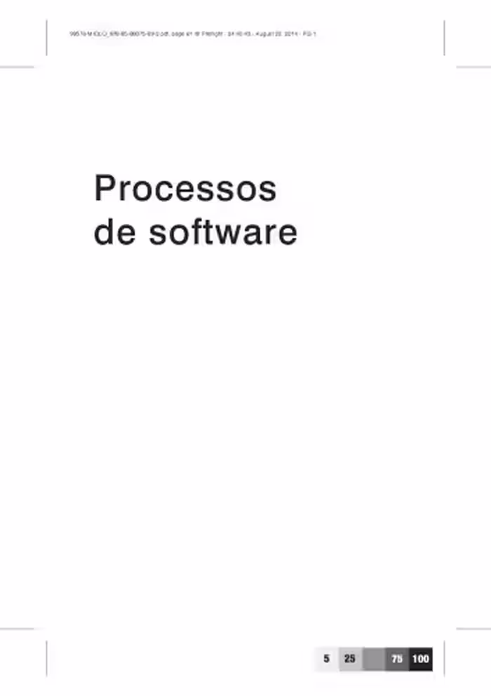 خرید و دانلود نسخه کامل کتاب Processos de software