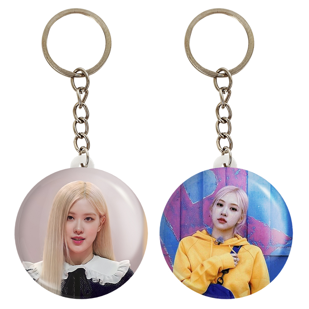 جاکلیدی خندالو مدل رزی بلک پینک کد 1443814430 مجموعه 2 عددی