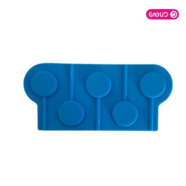 قالب سیلیکونی آبنبات گرد ساده کوچک 5 خانه