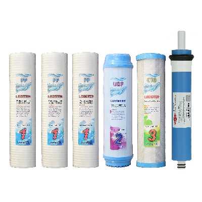 فیلتر دستگاه تصفیه کننده آب لابستر مدل L5F1 مجموعه 5 عددی به همراه فیلتر فیلمتک مدل ممبران