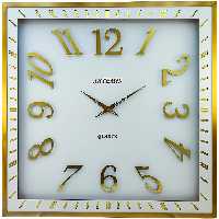 ساعت دیواری آرتمیس کد 2038 Gold White طلایی سفید