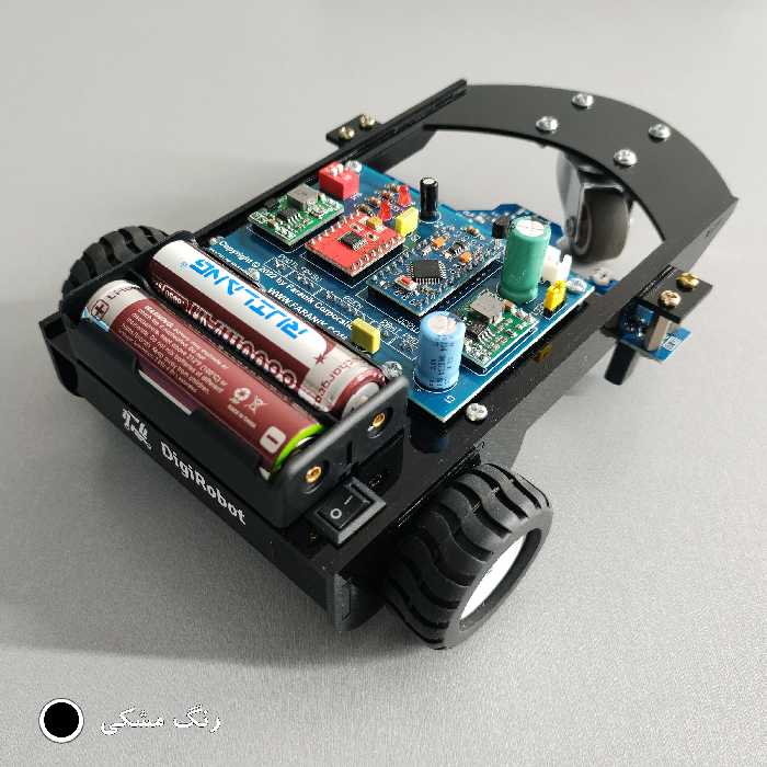 کیت آموزش رباتیک دیجی ربات مدل تعقیب خط-مسیریاب برنامه نویسی آردوینو LFN29-B