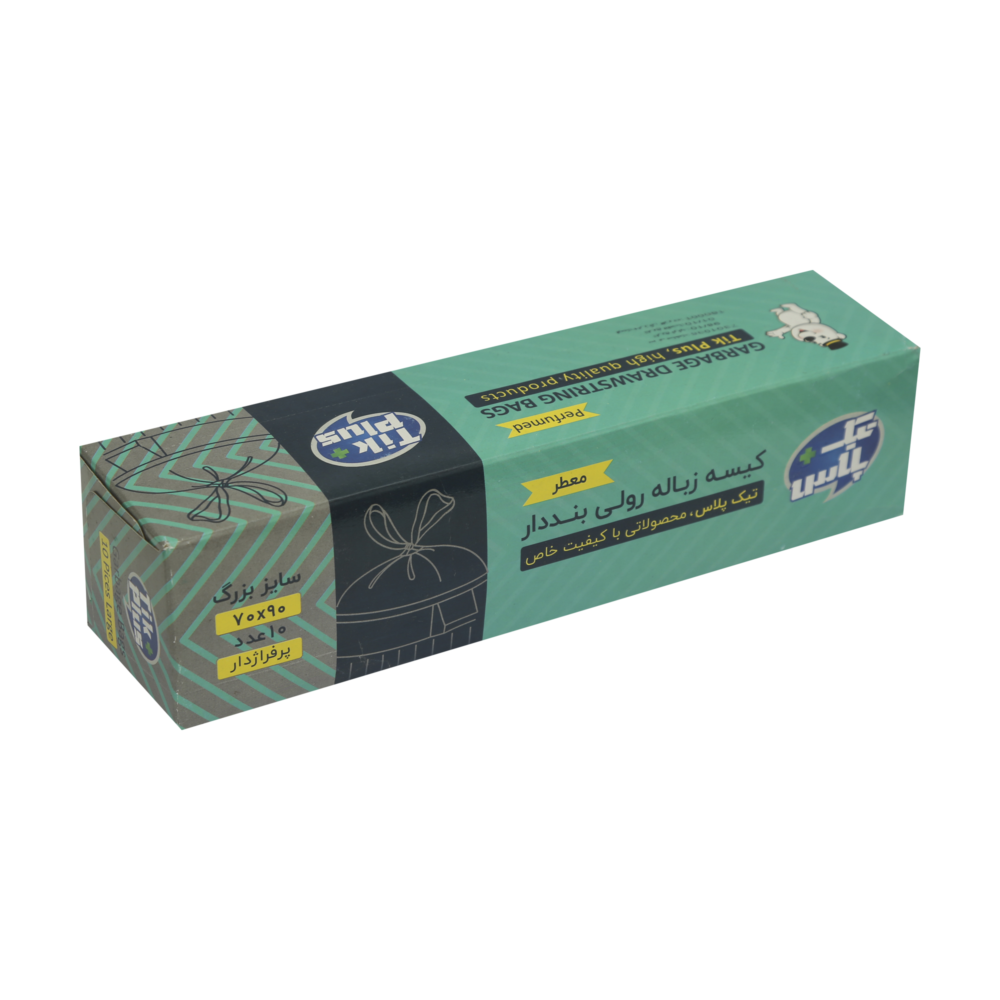 کیسه زباله تیک پلاس کد 2 بسته 10 عددی