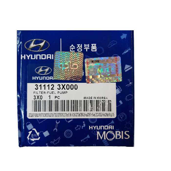 فیلتر بنزین خودرو موبیس مدل 3X000 مناسب برای هیوندا النترا