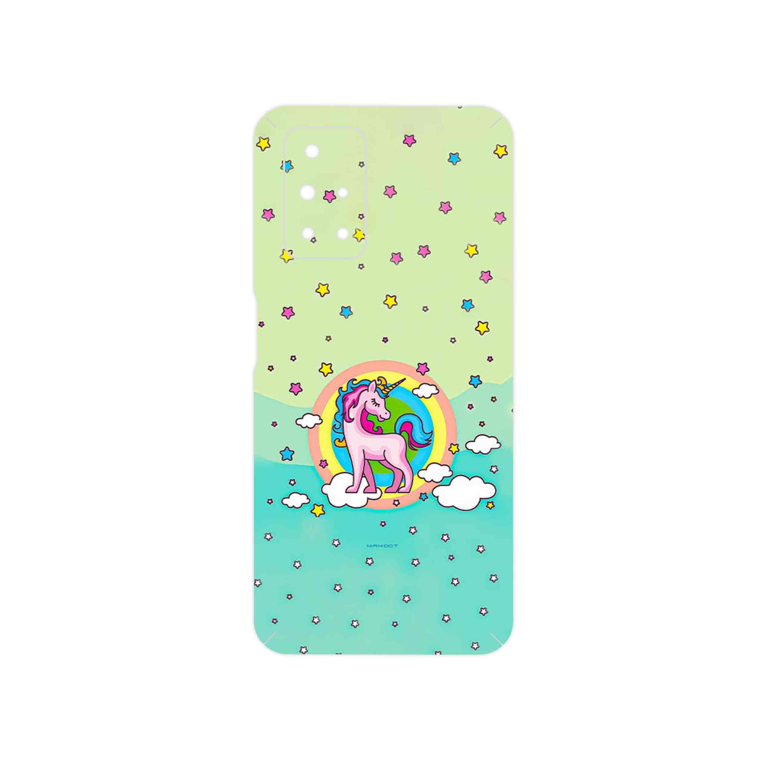 برچسب پوششی ماهوت مدل Rainbow unicorn adventure مناسب برای گوشی موبایل شیائومی Redmi 10 Prime