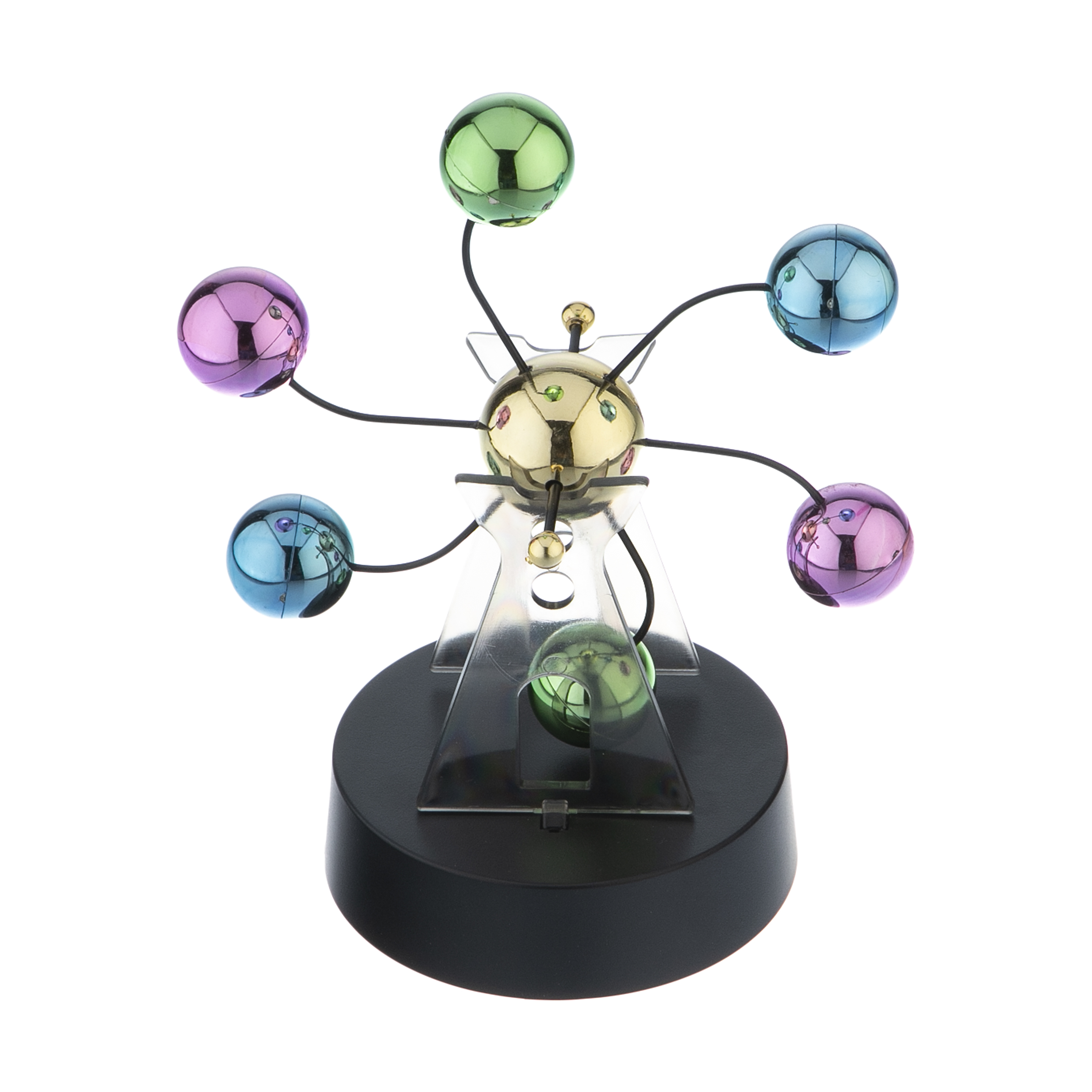 دکوری مدل گوی تعادل رنگین کمان 6 توپ