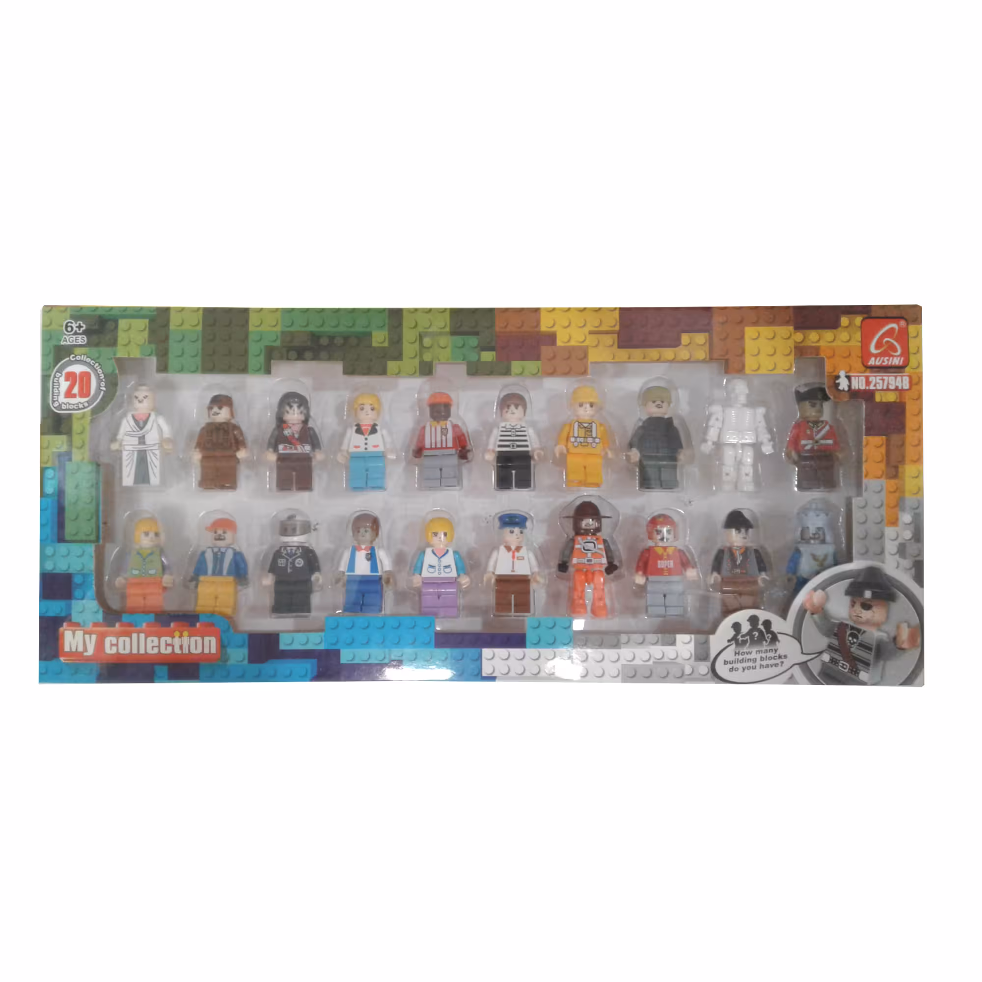 اکشن فیگور مدل LEGO کد 01 مجموعه 20 عددی