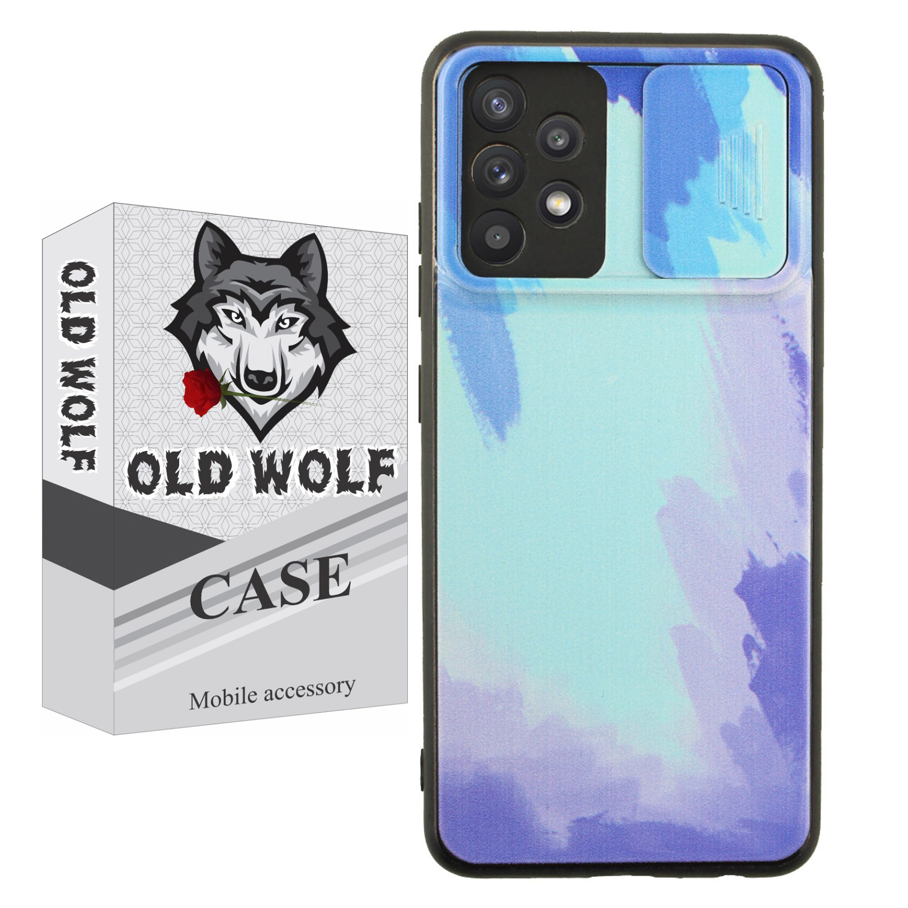 کاور اولد ولف مدل K-Abrangi مناسب برای گوشی موبایل سامسونگ Galaxy A32 4G