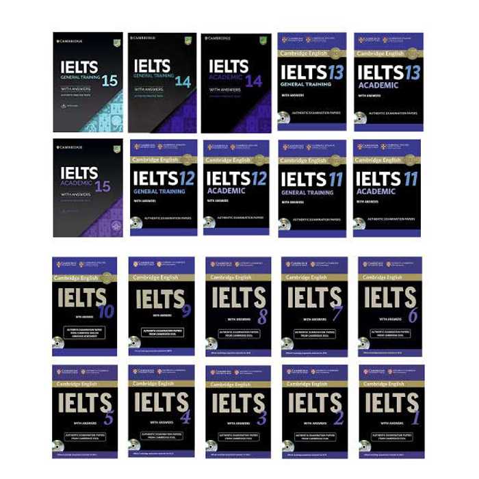 کتاب Cambridge English IELTS اثر جمعی از نویسندگان انتشارات هدف نوین 20 جلدی