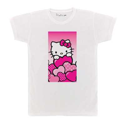 تی شرت بچگانه پرمانه طرح Kitty کد pmt.2383