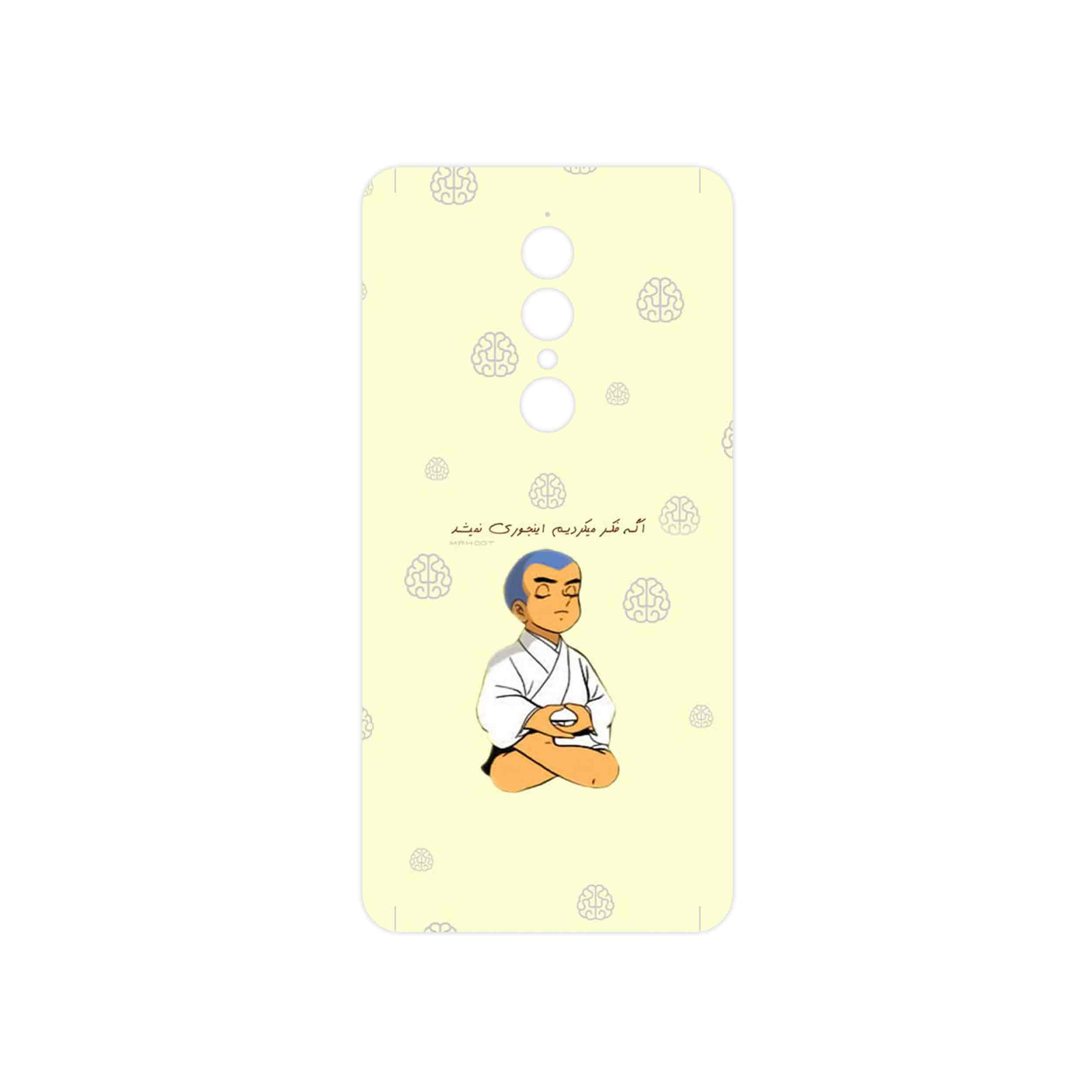 برچسب پوششی ماهوت مدل Ikkyu-san مناسب برای گوشی موبایل یومی A1 Pro