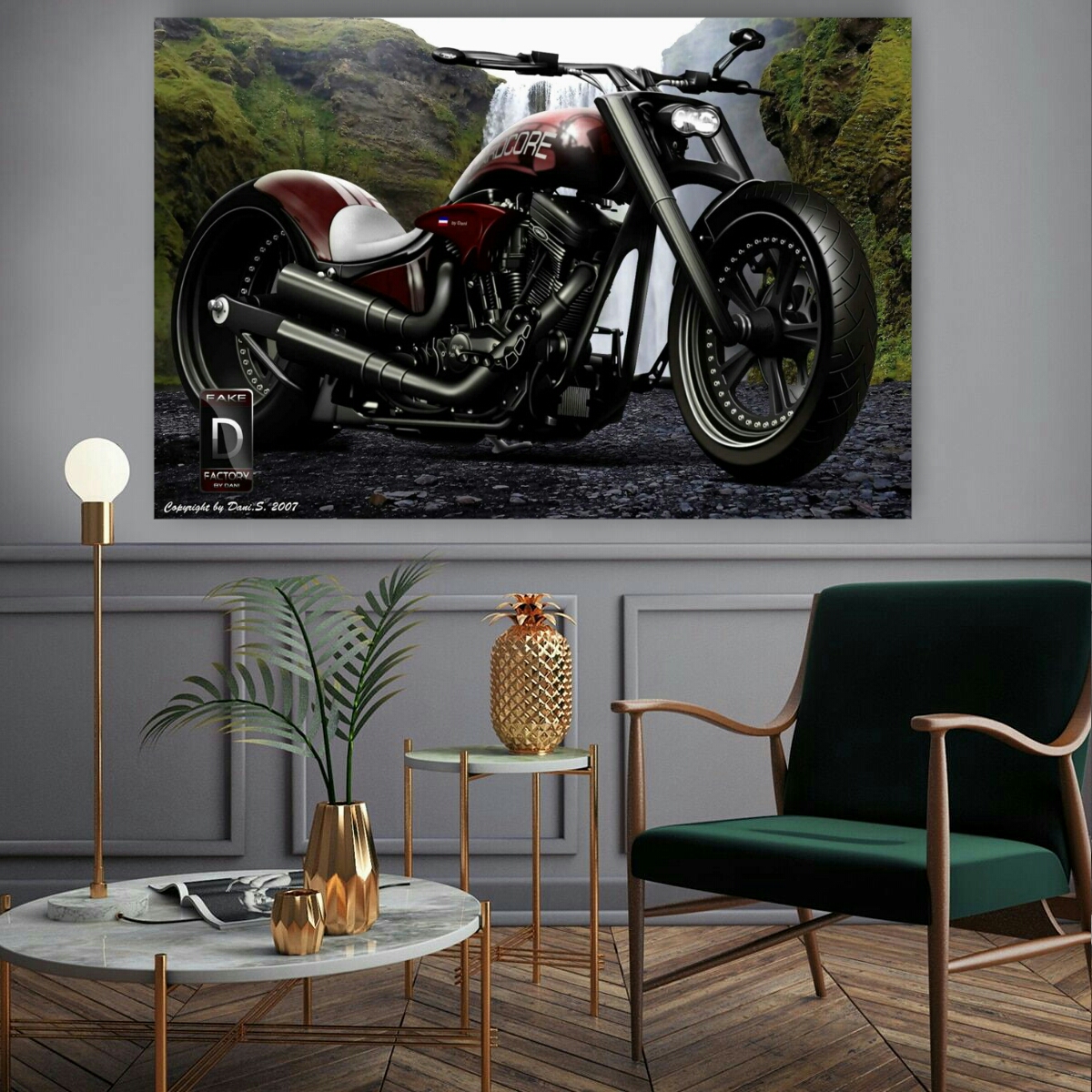 تابلو شاسی طرح موتور سنگین مدل SDT321