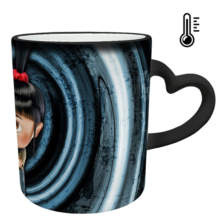 ماگ حرارتی مدل دسته قلبی طرح مینیون کد 6