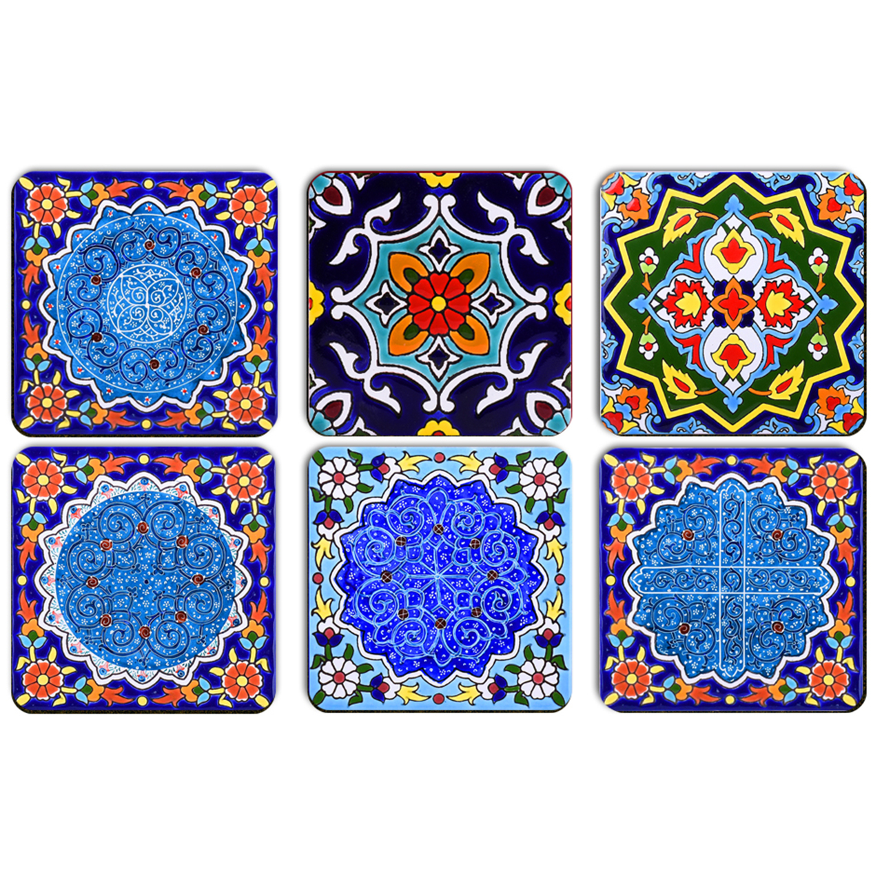 زیرلیوانی ژیوار طرح Tiles series 3 بسته 6 عددی